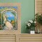 Wide Bright Gold Glitter Metallic Picture Frame - Modern Disco Retro 24x24 frame